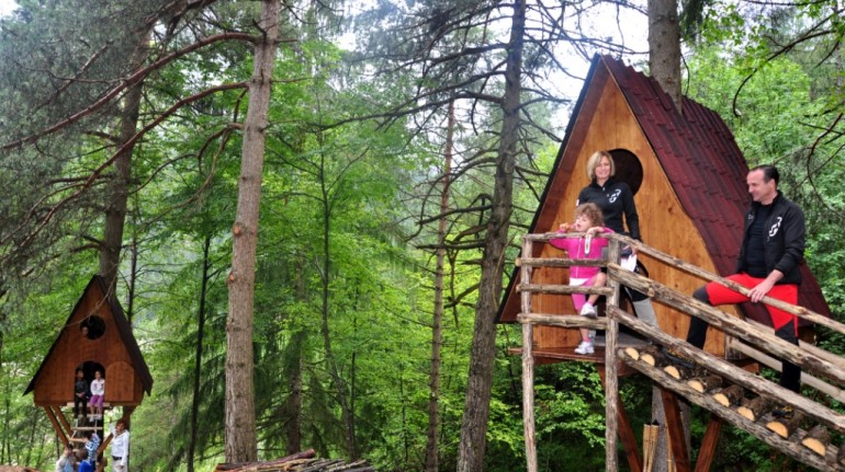 Votre cabane dans les arbres, dans les bois de Friuli Venezia Giulia