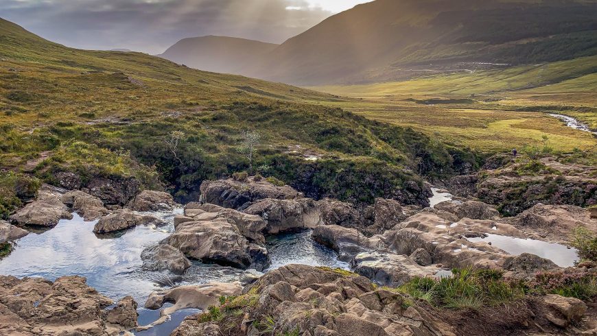 Les piscines des Fées de l'Ile de Skye, Ecosse