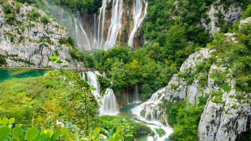 Cascades de Plitvice en Croatie