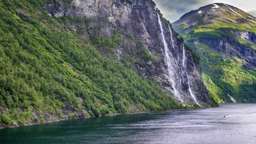 Cascade des Sept Soeurs (Sju Søstre), Norvège